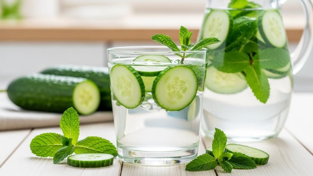 cucumber mint water