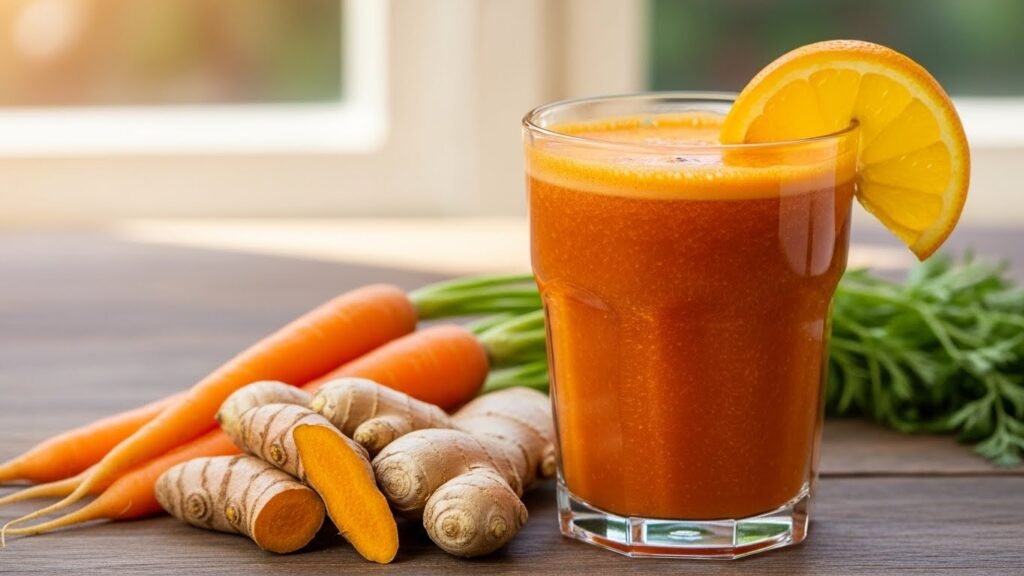 carrot ginger turmeric juice​