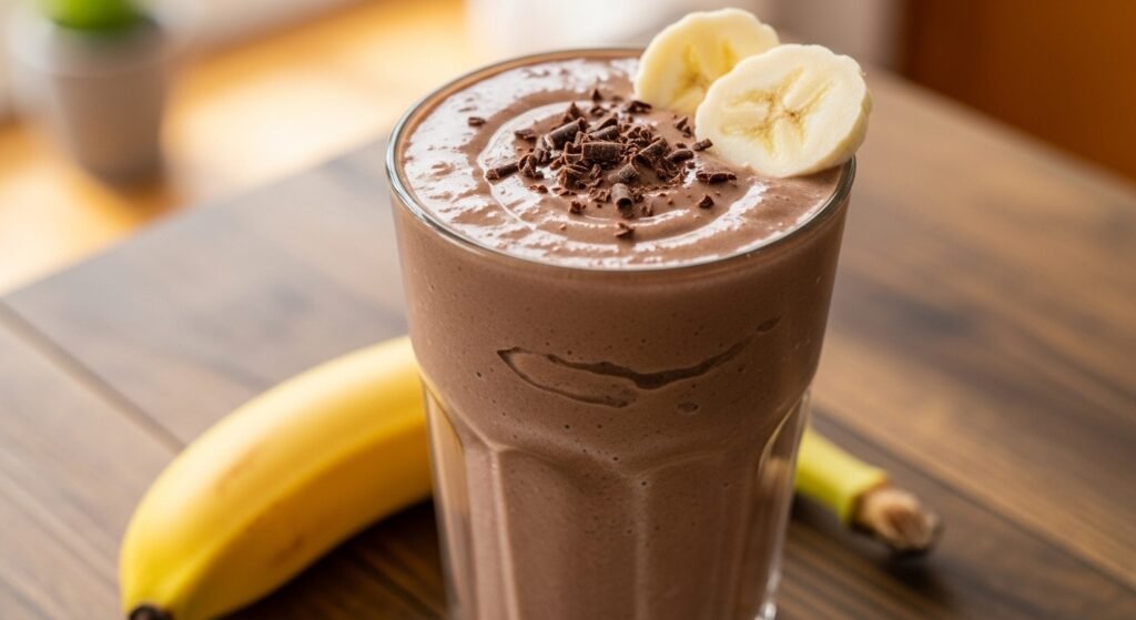 chocolate banana smoothie