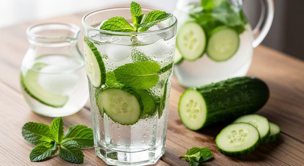 cucumber mint water