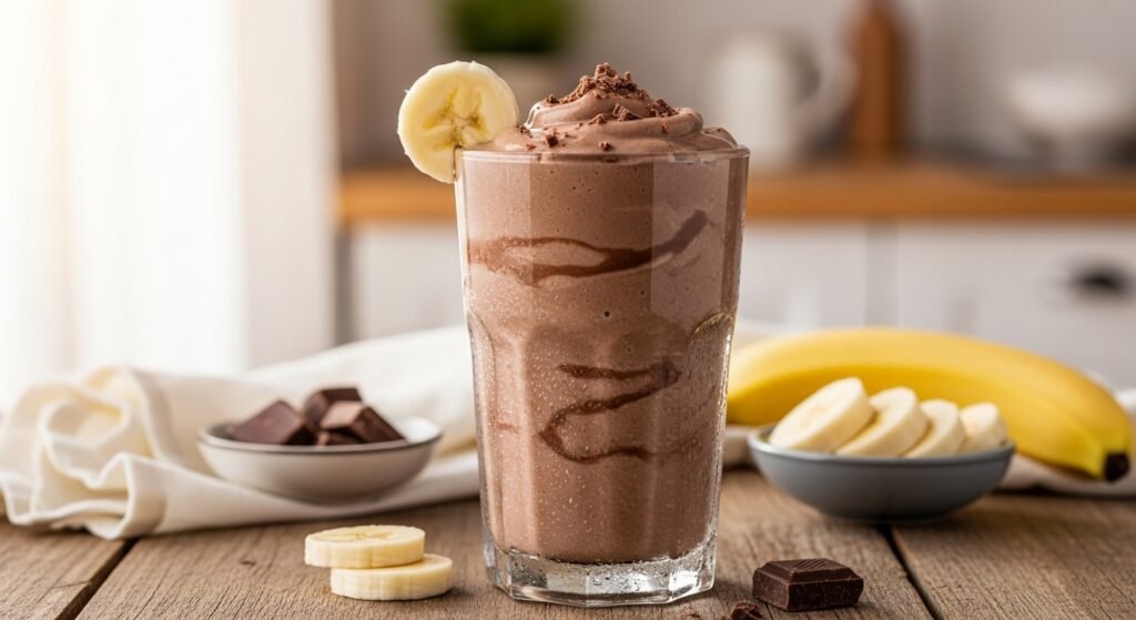 chocolate banana smoothie