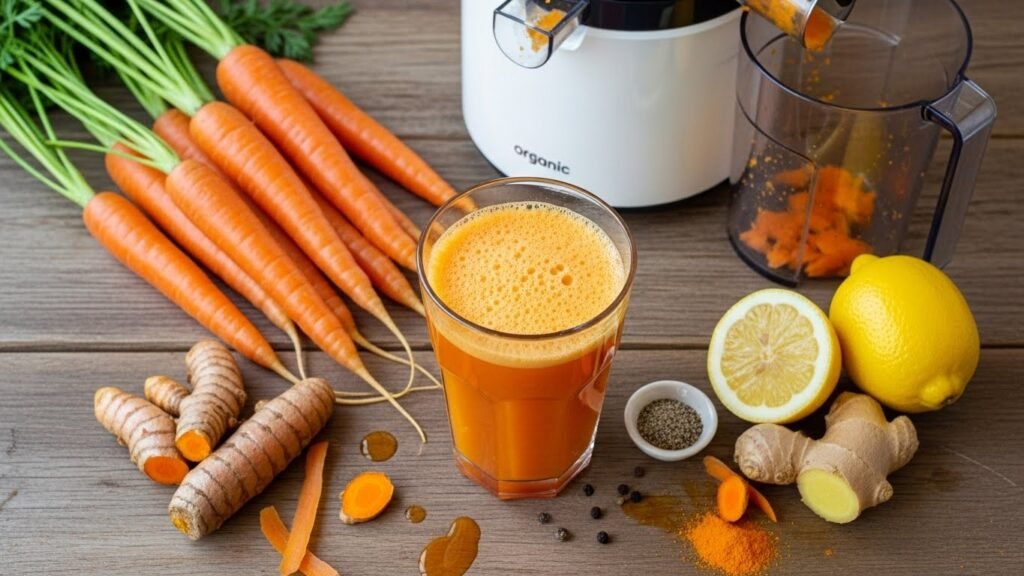 carrot turmeric juice