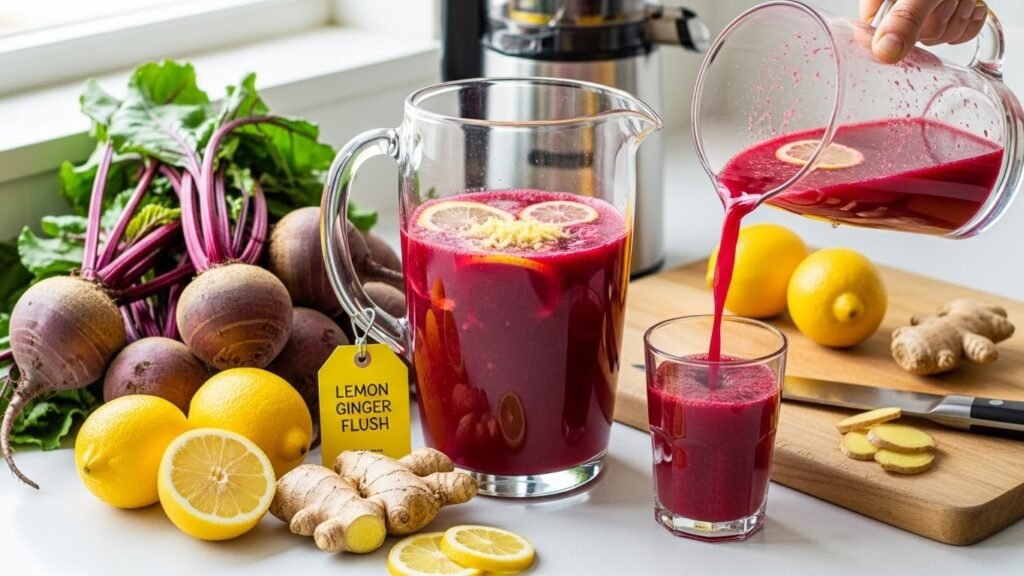 beet and lemon juice