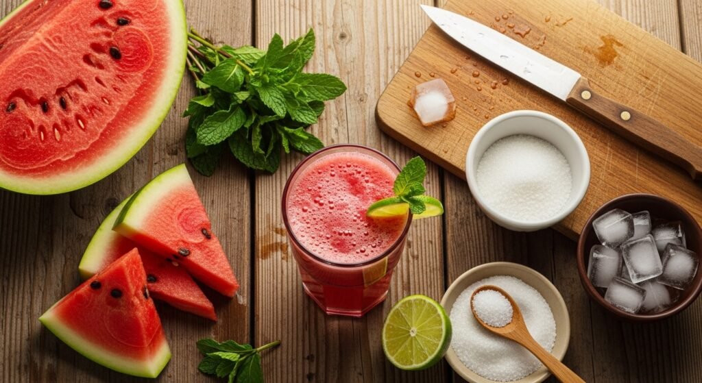how to make watermelon juice