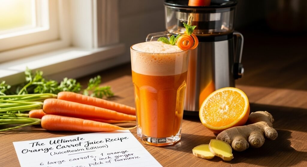 orange and carrot juice