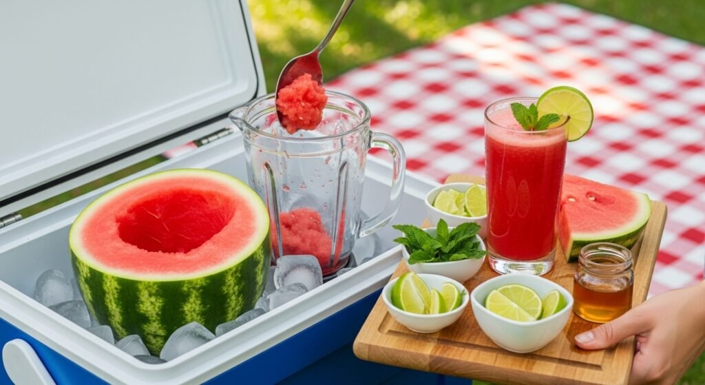 watermelon mint juice