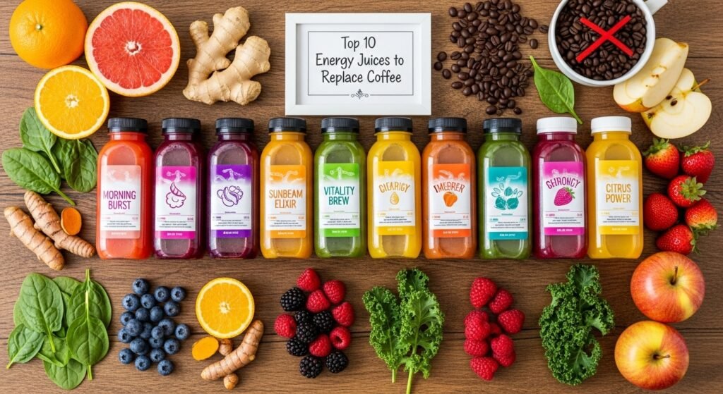 Best 10 Energy Juices to Replace Coffee