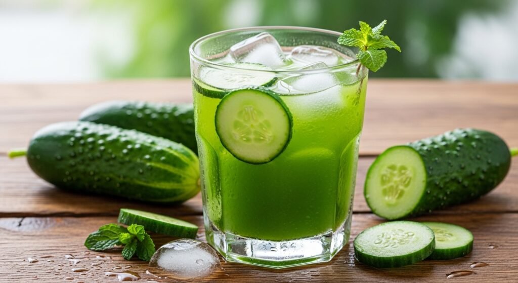 cucumber juice for skin