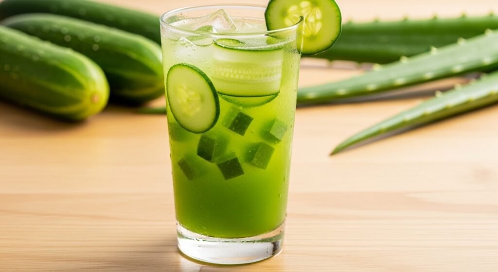 drinking cucumber juice for skin
