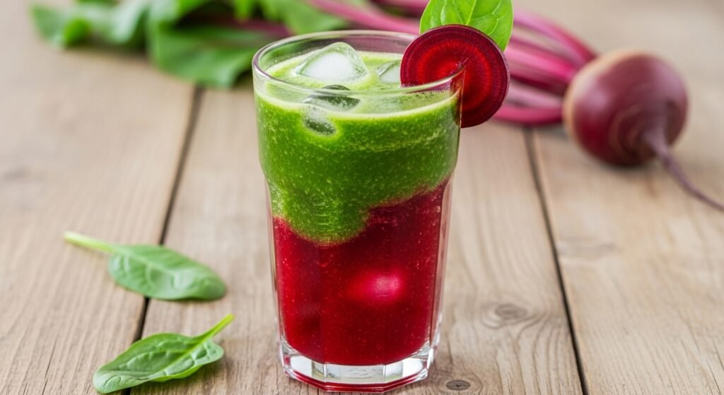 spinach juice drink